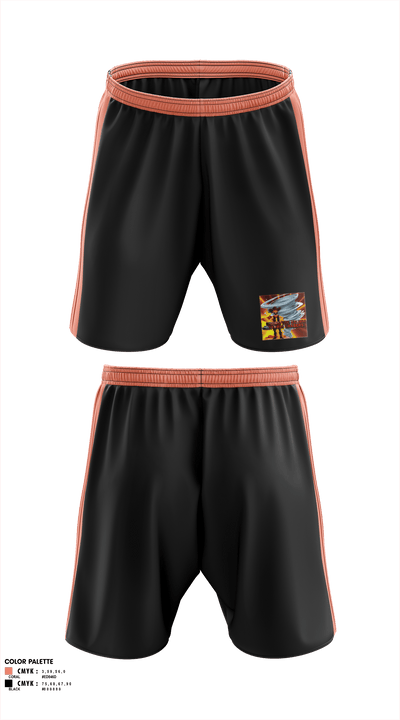 Ride The Storm Storm Chasers 5853533 Athletic Shorts With Pockets - 1