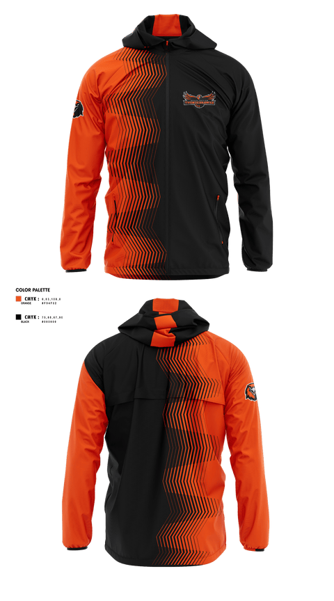 Windbreaker, Thunderhawks, Baseball, Teamtime, Team time, sublimation, custom sports apparel, team uniforms, spirit wear, spiritwear, sports uniforms, custom shirts, team store, custom team store, fundraiser sports, apparel fundraiser