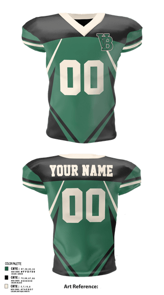 Football Jersey, Van Buren Pointers, Football, Teamtime, Team time, sublimation, custom sports apparel, team uniforms, spirit wear, spiritwear, sports uniforms, custom shirts, team store, custom team store, fundraiser sports, apparel fundraiser