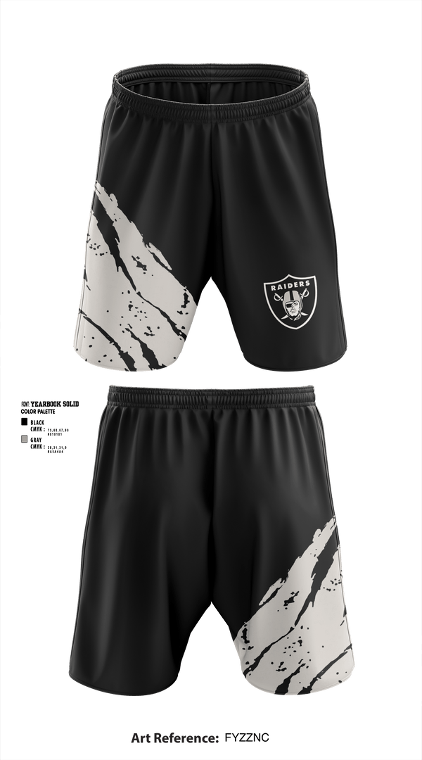 Athletic Shorts With Pockets, Drexel Hill Raiders, Spirit Store, Teamtime, Team time, sublimation, custom sports apparel, team uniforms, spirit wear, spiritwear, sports uniforms, custom shirts, team store, custom team store, fundraiser sports, apparel fundraiser