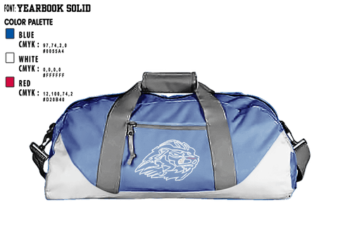 Duffle Bag, Peachtree Ridge Youth Athletic Association, Football, Teamtime, Team time, sublimation, custom sports apparel, team uniforms, spirit wear, spiritwear, sports uniforms, custom shirts, team store, custom team store, fundraiser sports, apparel fundraiser