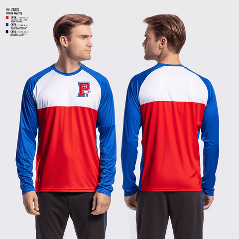 Long Sleeve Performance Shirt, Passaic soccer, Men's Soccer, Teamtime, Team time, sublimation, custom sports apparel, team uniforms, spirit wear, spiritwear, sports uniforms, custom shirts, team store, custom team store, fundraiser sports, apparel fundraiser