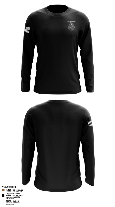 Long Sleeve Performance Shirt, 1/3 CR Reconnaissance, , Teamtime, Team time, sublimation, custom sports apparel, team uniforms, spirit wear, spiritwear, sports uniforms, custom shirts, team store, custom team store, fundraiser sports, apparel fundraiser