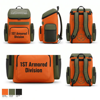 Gear Bag, 1ST Armored Division, Army, Teamtime, Team time, sublimation, custom sports apparel, team uniforms, spirit wear, spiritwear, sports uniforms, custom shirts, team store, custom team store, fundraiser sports, apparel fundraiser