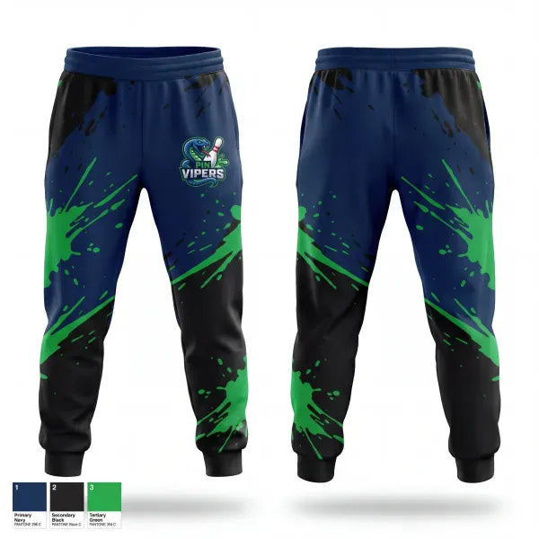 Sweatpants, Pin vipers, Bowling, Teamtime, Team time, sublimation, custom sports apparel, team uniforms, spirit wear, spiritwear, sports uniforms, custom shirts, team store, custom team store, fundraiser sports, apparel fundraiser