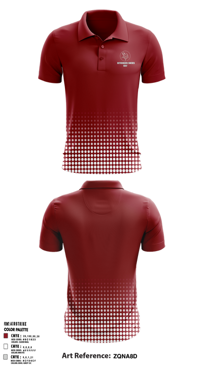 Gothenburg Swedes Golf 80910153 Short Sleeve Performance Polo - 1