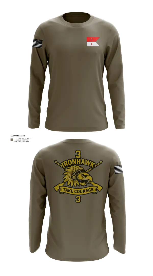 Long Sleeve Performance Shirt, Comanche Squad, Army, Teamtime, Team time, sublimation, custom sports apparel, team uniforms, spirit wear, spiritwear, sports uniforms, custom shirts, team store, custom team store, fundraiser sports, apparel fundraiser