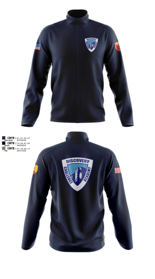 Fleece Jacket, Discovery ChalleNGe Academy, , Teamtime, Team time, sublimation, custom sports apparel, team uniforms, spirit wear, spiritwear, sports uniforms, custom shirts, team store, custom team store, fundraiser sports, apparel fundraiser