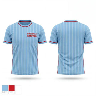 Short Sleeve Performance Shirt, Porterville Rampage, Softball, Teamtime, Team time, sublimation, custom sports apparel, team uniforms, spirit wear, spiritwear, sports uniforms, custom shirts, team store, custom team store, fundraiser sports, apparel fundraiser
