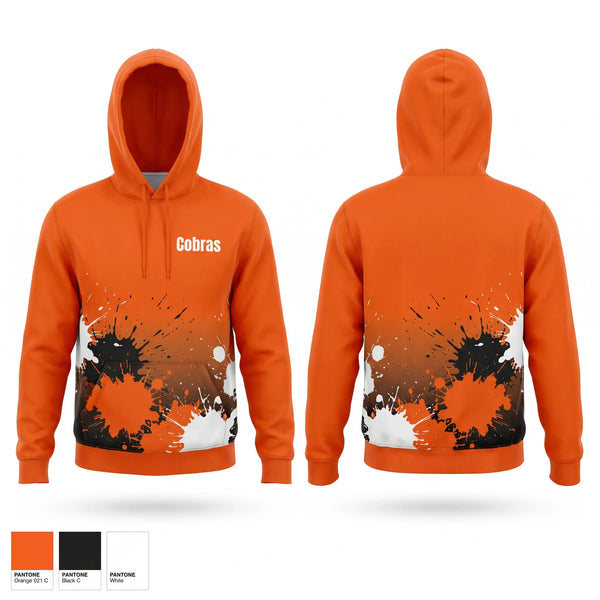 Hoodie, Cobras, Baseball, Teamtime, Team time, sublimation, custom sports apparel, team uniforms, spirit wear, spiritwear, sports uniforms, custom shirts, team store, custom team store, fundraiser sports, apparel fundraiser
