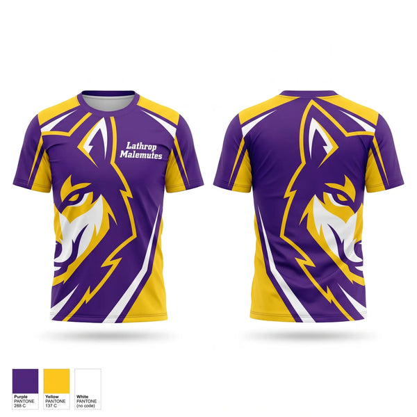 Lathrop Malemutes Short Sleeve Performance Shirt - 2