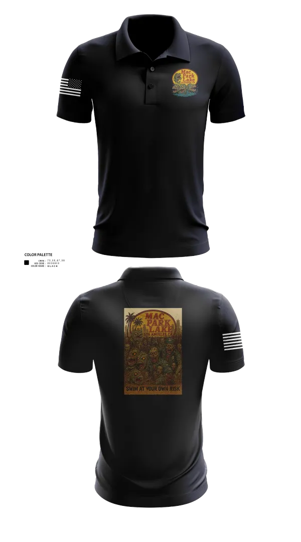 Short Sleeve Performance Polo, MACARTHUR PARK UNIT, , Teamtime, Team time, sublimation, custom sports apparel, team uniforms, spirit wear, spiritwear, sports uniforms, custom shirts, team store, custom team store, fundraiser sports, apparel fundraiser