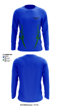 Triple Spiral Isshinryu Karate 62887610 Long Sleeve Performance Shirt 1