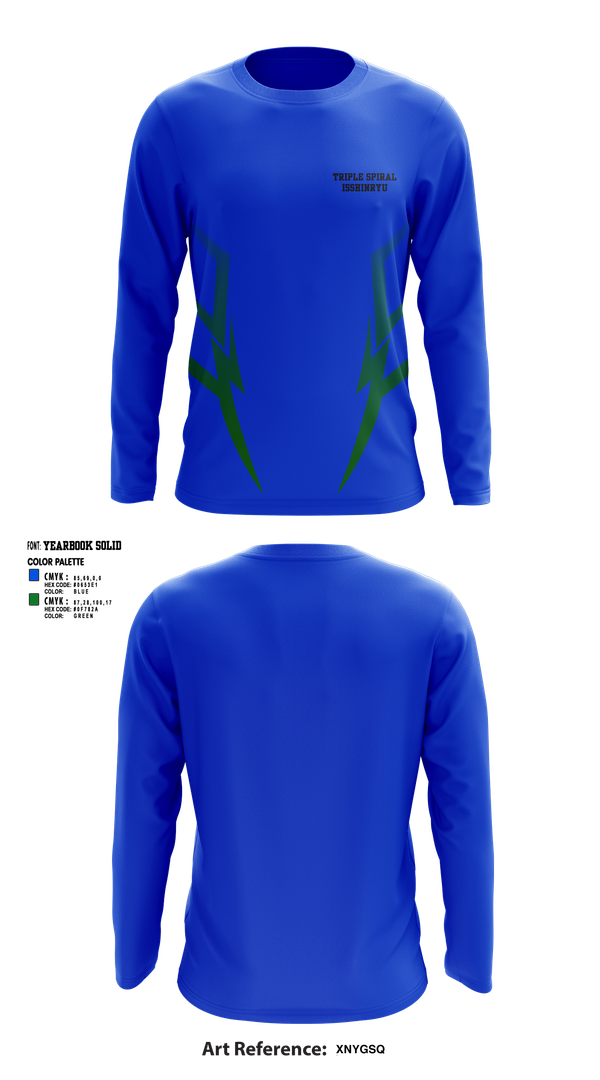 Long Sleeve Performance Shirt, Triple Spiral Isshinryu Karate, , Teamtime, Team time, sublimation, custom sports apparel, team uniforms, spirit wear, spiritwear, sports uniforms, custom shirts, team store, custom team store, fundraiser sports, apparel fundraiser