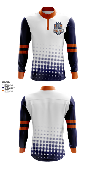 Quarter Zip Jacket, Northwest Arkansas Citadel, , Teamtime, Team time, sublimation, custom sports apparel, team uniforms, spirit wear, spiritwear, sports uniforms, custom shirts, team store, custom team store, fundraiser sports, apparel fundraiser