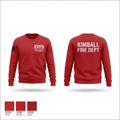 Kimball volunteer fire department 8157693 Crew Neck Sweatshirt - 1