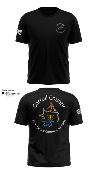 Short Sleeve Performance Shirt, Carroll County Emergency Communications, Police, Teamtime, Team time, sublimation, custom sports apparel, team uniforms, spirit wear, spiritwear, sports uniforms, custom shirts, team store, custom team store, fundraiser sports, apparel fundraiser