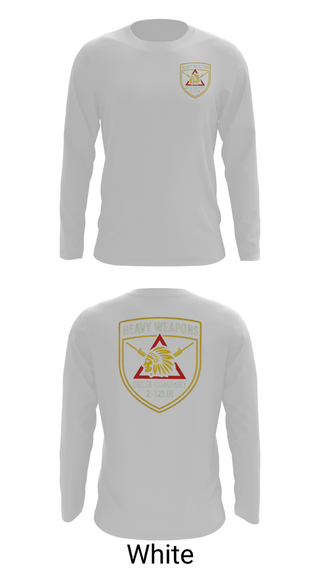 Long Sleeve Performance Shirt, Co D 2-121 IN, Army, Teamtime, Team time, sublimation, custom sports apparel, team uniforms, spirit wear, spiritwear, sports uniforms, custom shirts, team store, custom team store, fundraiser sports, apparel fundraiser