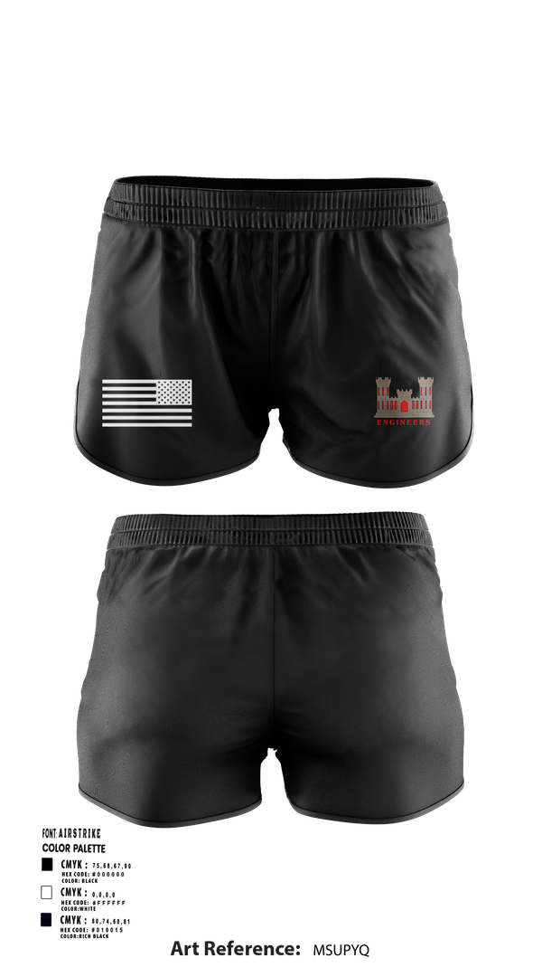 Ranger Panties, 817th engineer sapper, , Teamtime, Team time, sublimation, custom sports apparel, team uniforms, spirit wear, spiritwear, sports uniforms, custom shirts, team store, custom team store, fundraiser sports, apparel fundraiser