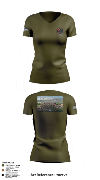 Womens Short Sleeve Vneck Shirt, 118th CES, Air Force, Teamtime, Team time, sublimation, custom sports apparel, team uniforms, spirit wear, spiritwear, sports uniforms, custom shirts, team store, custom team store, fundraiser sports, apparel fundraiser
