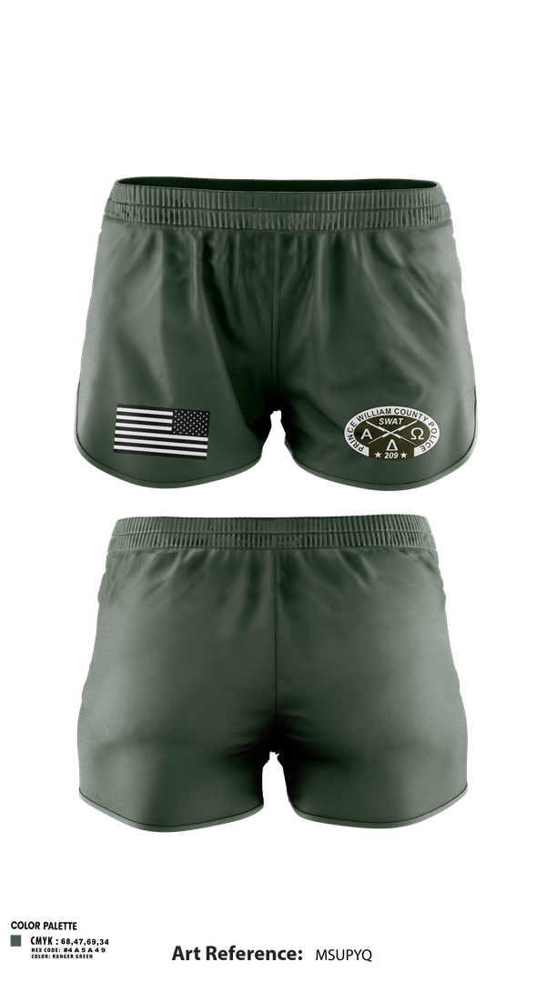 Ranger Panties, Prince William SWAT, , Teamtime, Team time, sublimation, custom sports apparel, team uniforms, spirit wear, spiritwear, sports uniforms, custom shirts, team store, custom team store, fundraiser sports, apparel fundraiser