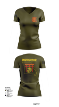BEER 35985553 Women's Short Sleeve V-neck Shirt - 101