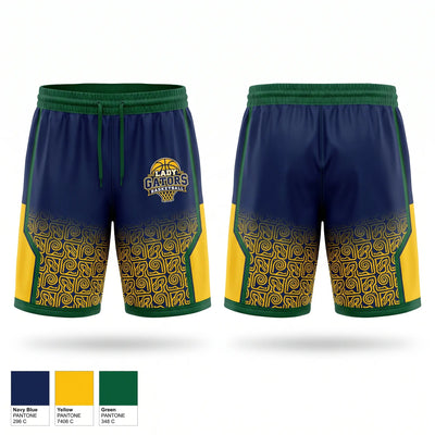 Land O Lakes Lady Gators Athletic Shorts With Pockets - 1