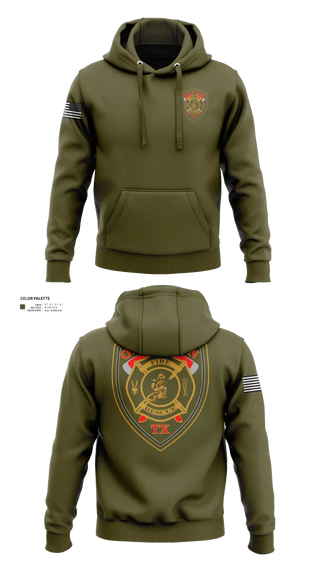 Hoodie, Old Ocean Fire Department, Fire Department, Teamtime, Team time, sublimation, custom sports apparel, team uniforms, spirit wear, spiritwear, sports uniforms, custom shirts, team store, custom team store, fundraiser sports, apparel fundraiser