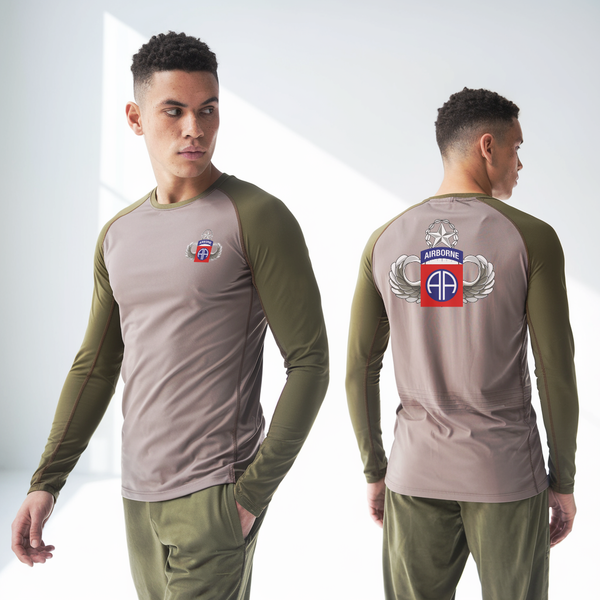 Long Sleeve Performance Shirt, HHC 82nd ABN Division, , Teamtime, Team time, sublimation, custom sports apparel, team uniforms, spirit wear, spiritwear, sports uniforms, custom shirts, team store, custom team store, fundraiser sports, apparel fundraiser