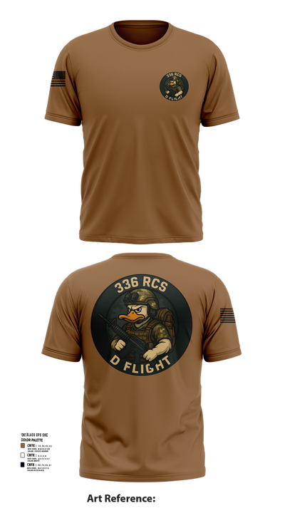 336 RCS D Flight 26202235 Short Sleeve Performance Shirt - 101