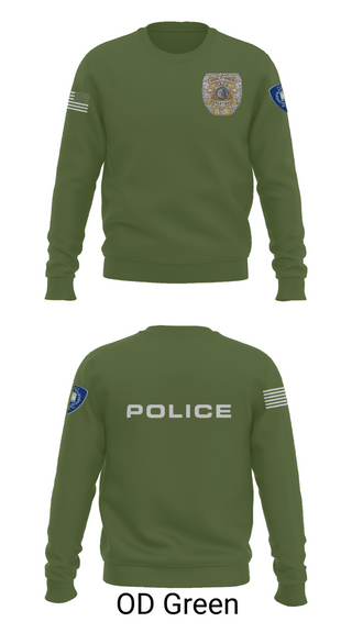 Crew Neck Sweatshirt, Vincennes Police Department, , Teamtime, Team time, sublimation, custom sports apparel, team uniforms, spirit wear, spiritwear, sports uniforms, custom shirts, team store, custom team store, fundraiser sports, apparel fundraiser