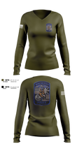 Winchester Police K9 Unit 67767754 Women's Long Sleeve V-neck Shirt - 1