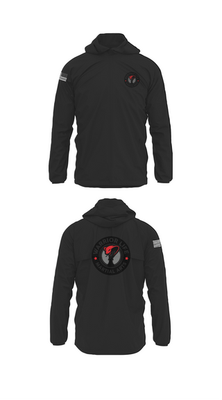 Windbreaker, Warrior Life Martial Arts, Wrestling, Teamtime, Team time, sublimation, custom sports apparel, team uniforms, spirit wear, spiritwear, sports uniforms, custom shirts, team store, custom team store, fundraiser sports, apparel fundraiser