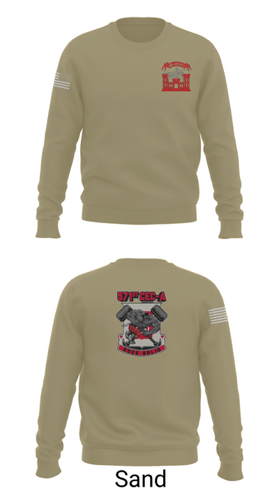 571st CEC-A 52010790 Crew Neck Sweatshirt - 85
