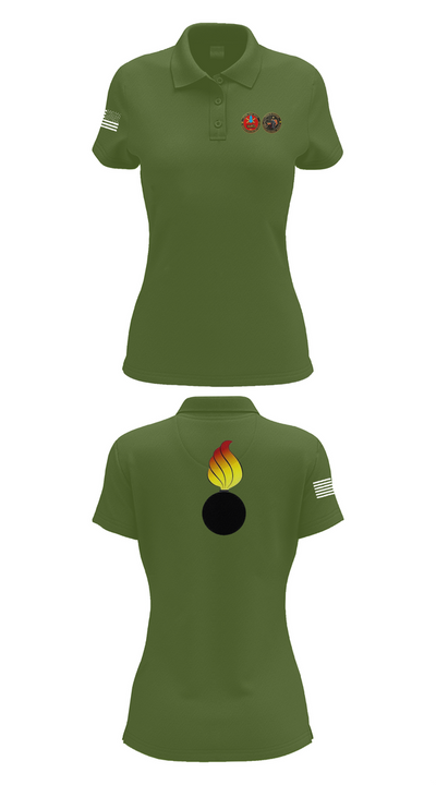 RTS-M FT. HOOD 77686881 Women's Short Sleeve Performance Polo  - 55