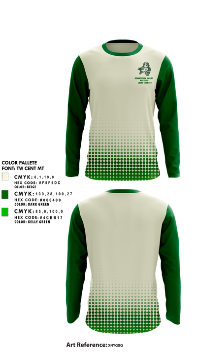 Sebasticook Valley Run Club 97368508 Long Sleeve Performance Shirt 1
