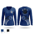S.K.Y. Basketball 9477324 Women's Long Sleeve V-neck Shirt - 1