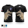 11th airborne, 1-5 IN Bobcats 86117947 Old School Cotton Feel Shirt - 1