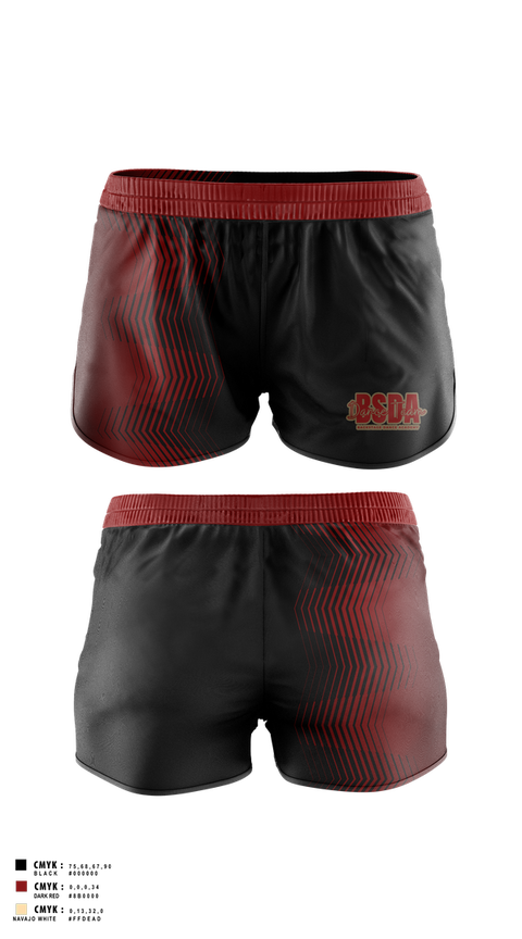 Womens Shorts, BackStage Dance Academy, , Teamtime, Team time, sublimation, custom sports apparel, team uniforms, spirit wear, spiritwear, sports uniforms, custom shirts, team store, custom team store, fundraiser sports, apparel fundraiser