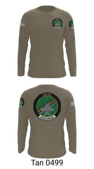 Long Sleeve Performance Shirt, VFA-105, , Teamtime, Team time, sublimation, custom sports apparel, team uniforms, spirit wear, spiritwear, sports uniforms, custom shirts, team store, custom team store, fundraiser sports, apparel fundraiser