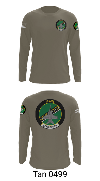 VFA-105 2831064 Long Sleeve Performance Shirt 63