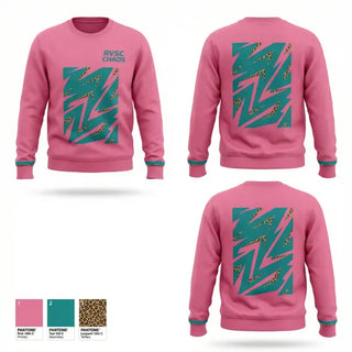 Crew Neck Sweatshirt, RVSC CHAOS, Women's Soccer, Teamtime, Team time, sublimation, custom sports apparel, team uniforms, spirit wear, spiritwear, sports uniforms, custom shirts, team store, custom team store, fundraiser sports, apparel fundraiser