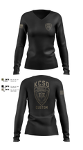 Kemper County Sheriff’s Office Women's Long Sleeve V-neck Shirt - 7