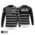 Allegheny County Juvenile Probation Warrant Unit Long Sleeve Performance Shirt - 1