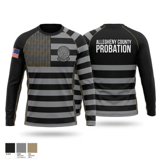 Long Sleeve Performance Shirt, Allegheny County Juvenile Probation Warrant Unit, Police, Teamtime, Team time, sublimation, custom sports apparel, team uniforms, spirit wear, spiritwear, sports uniforms, custom shirts, team store, custom team store, fundraiser sports, apparel fundraiser