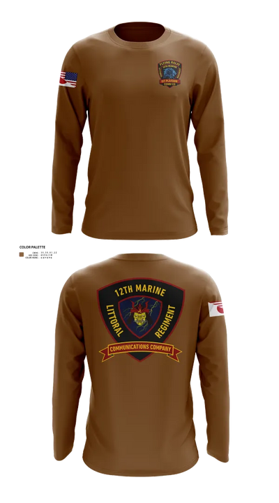 12th MLR Headquarters Element 19917243 Long Sleeve Performance Shirt 121