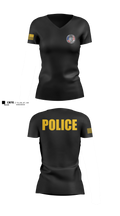 Fort Walton Beach Police Department 16599303 Women's Short Sleeve V-neck Shirt - 5