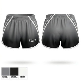 Womens Shorts, Stars, Softball, Teamtime, Team time, sublimation, custom sports apparel, team uniforms, spirit wear, spiritwear, sports uniforms, custom shirts, team store, custom team store, fundraiser sports, apparel fundraiser