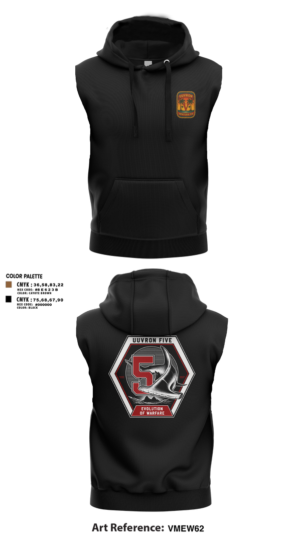 Sleeveless Hoodie, UUVRON 5, Navy, Teamtime, Team time, sublimation, custom sports apparel, team uniforms, spirit wear, spiritwear, sports uniforms, custom shirts, team store, custom team store, fundraiser sports, apparel fundraiser
