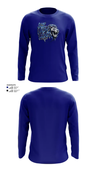 Long Sleeve Performance Shirt, Lady Lions, , Teamtime, Team time, sublimation, custom sports apparel, team uniforms, spirit wear, spiritwear, sports uniforms, custom shirts, team store, custom team store, fundraiser sports, apparel fundraiser